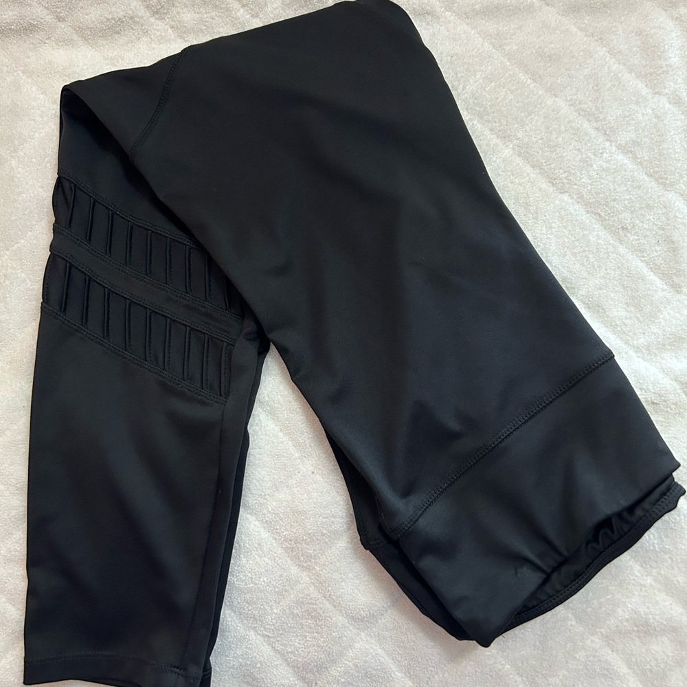 Sam Edelman Womens Black Moto Tights  Size XL